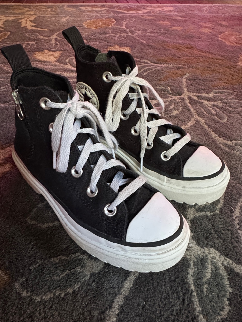 Kids Chuck Taylor All Star Lugged Lift Platform Canvas